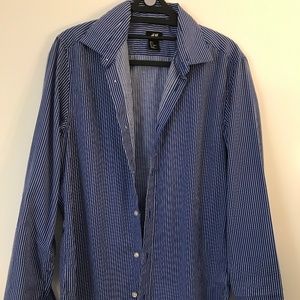 H&M Long Sleeve Dress Shirt Simple
